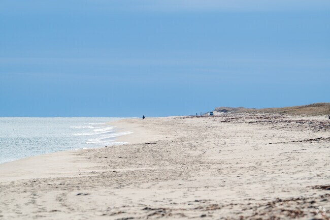 Nauset Beach in Orleans features 10 miles of sandy trails for scenic walks along the shoreline.