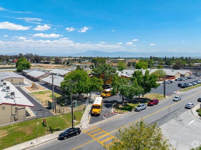 The Bus Loop at College Heights Elementary is located near the entrance.
