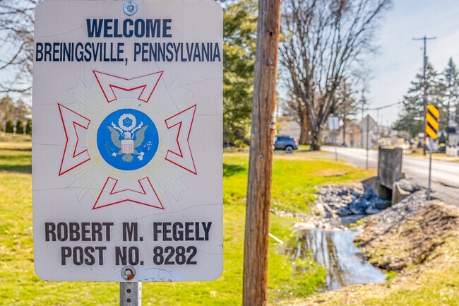 Breinigsville was named for George Ludwig Breinig.