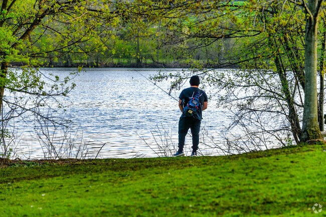 You can fish along the Huron River in Gallop Park near Tuomy Hills.