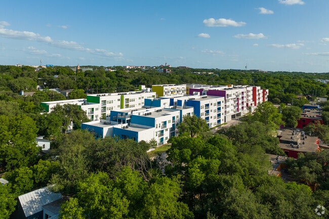 Experience urban convenience in SoCo's multi-family apartments.