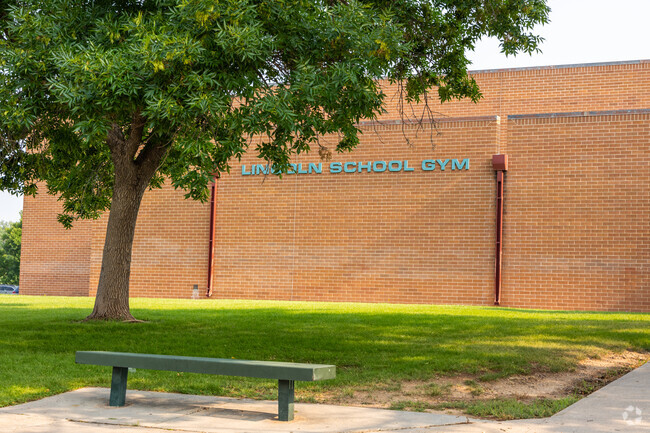 Lincoln Middle School has a large gymnasium.