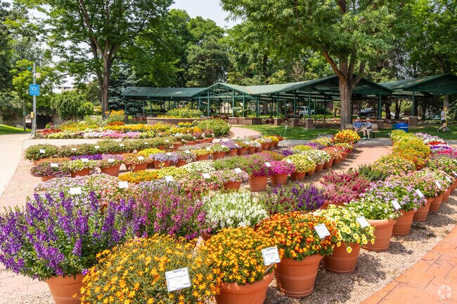 The Annual Flower Trial Gardens are a spectacular destination near University Park.