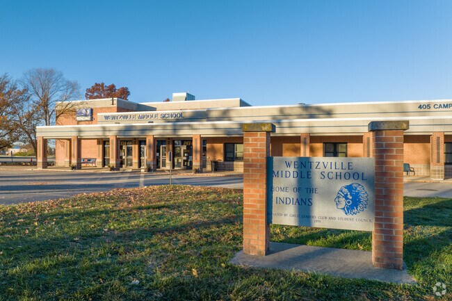 Wentzville Middle School sits on the same campus as Holt High School.