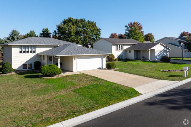 Homes in Kasson generally include modest front lawns, which are ideal for landscaping or gardening.
