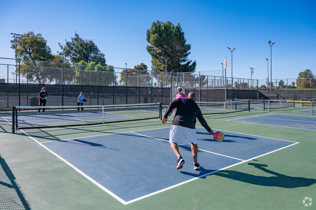 People love to play pickleball at Allan Witt Park.