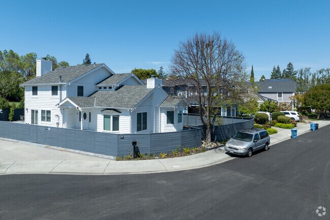 This row of luxury homes in Adobe Meadow-Meadow Park blends farmhouse charm with modern upgrades.