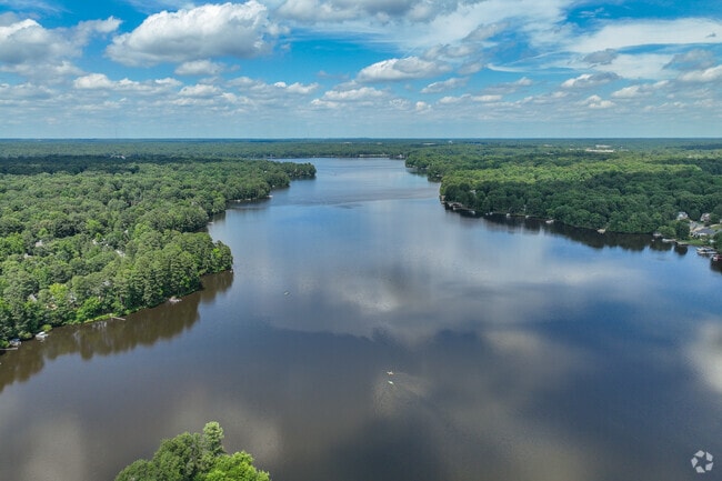 Enjoy views of the Swift Creek Reservoir from the Moseley community.