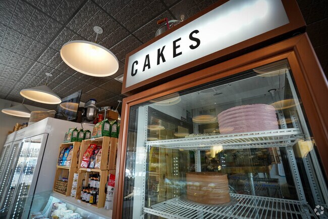 Fresh cakes are made from scratch at Stella's Grocery near Westover Hills West.