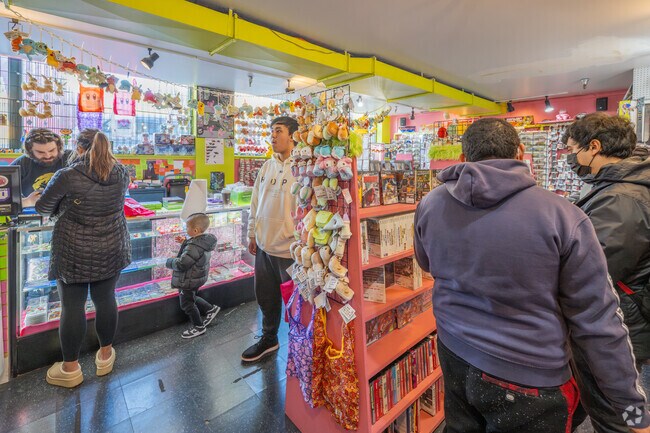 Check out the spread of novelty items, comics, and gifts at Chinatown's Pink Gorilla.