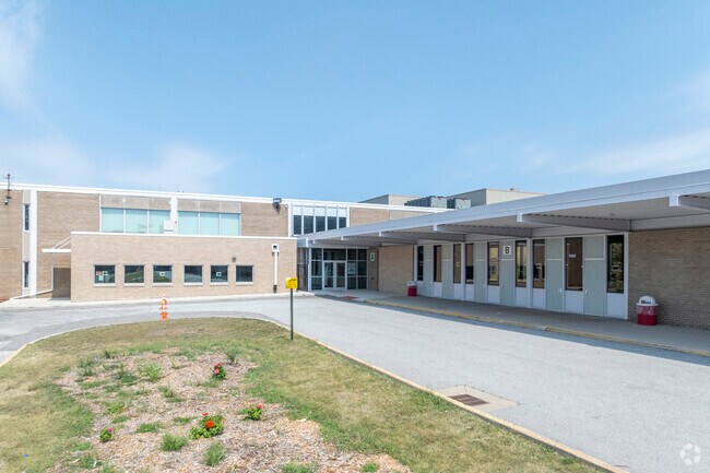 Morton Senior High School is located conveniently in a residential area.