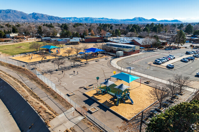 Students at Bellehaven Elementary School have multiple choices of playgrounds.