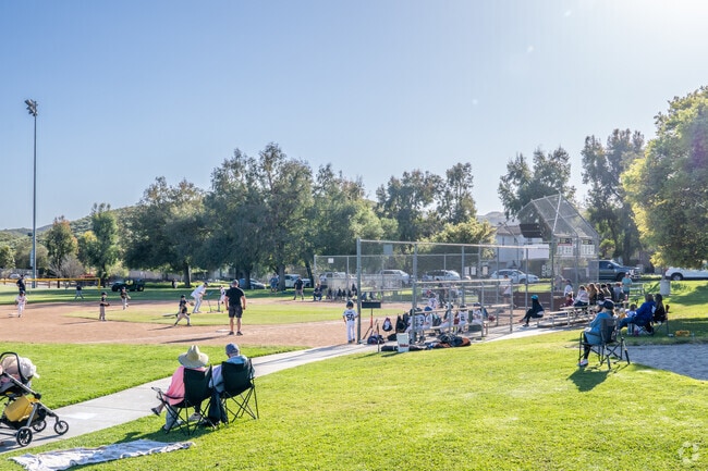 Families enjoy watching children play T-ball at Dos Vientos Ranch Community Park