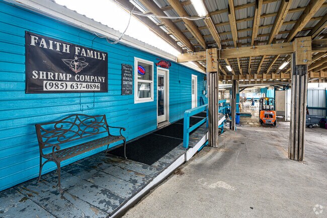 Faith Family Shrimp Co. in Cocodrie provides shrimp to the entire region.