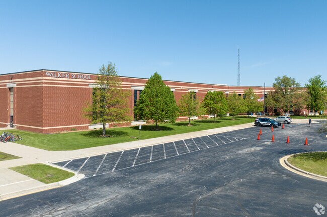 Walker Intermediate School in Tinley Park is a public school and is near the Arbury Hills area.