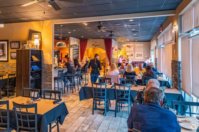 In Northdale, dine in the warm ambiance at Nabruzzi Trattoria.