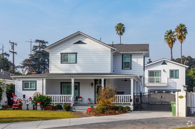 Distinctive homes of all styles can be found on the same street in Alhambra.