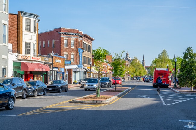 Historic Mt. Pleasant St was once traversed by a street car.