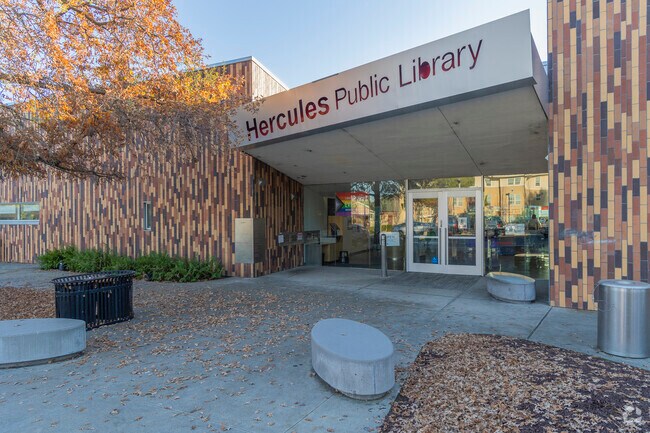 Hercules Public Library is a modern library within walking distance of The Waterfront.