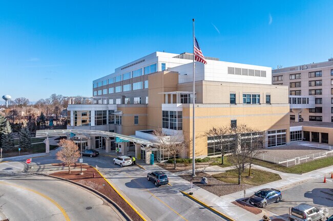 The Aurora West Allis Medical Center takes up the northern corner of Eckel Woods.