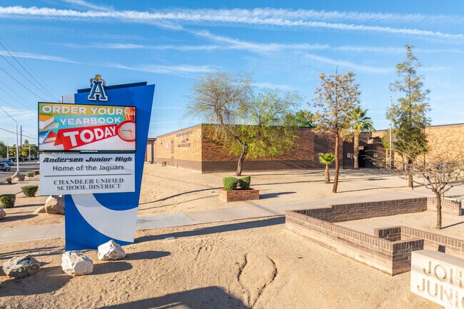 Experience excellence in education at Andersen Jr. High School in North Chandler.