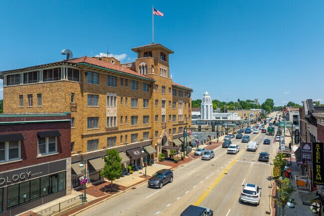 Hotel Baker in Downtown St Charles is celebrated as the Crown Jewel of the Fox.