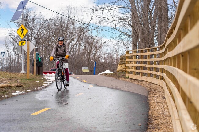 The Pheasant Branch Trail is the ultimate way to get around Sak's Woods in Middleton, WI.