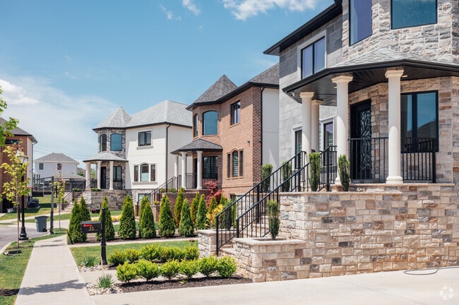 These brand new homes in the new Lazio Villas development sit off of Richmond Valley Road.