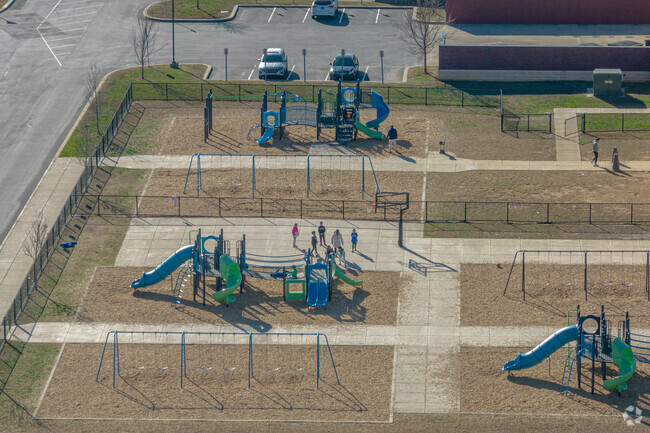 Children can enjoy playing outside at Salem Elementary School.