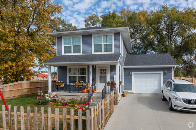Recently built traditional homes are emerging in the Walnut neighborhood.