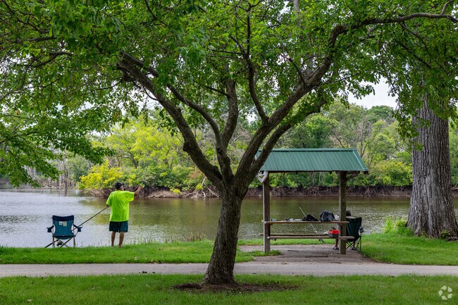 Rock Riverfront anglers will enjoy passing the time at Sunset Park.