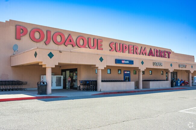 The Pojoaque Supermarket offers a convenient way for families to buy their weekly groceries.