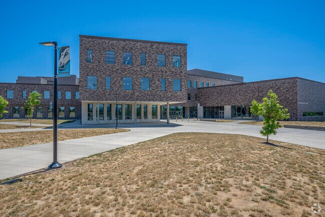 The Mountainside High School is the newest and large high school in the area.