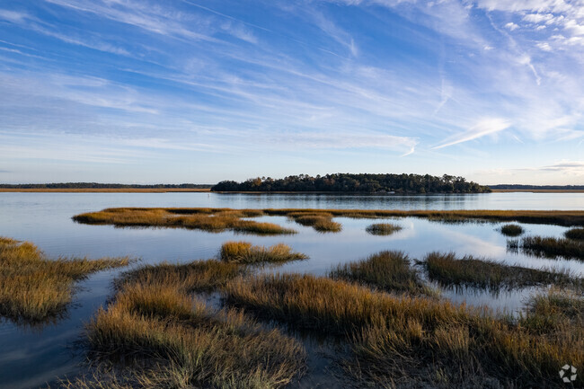 The marshes of Bluffton set the stage for a scenic community.