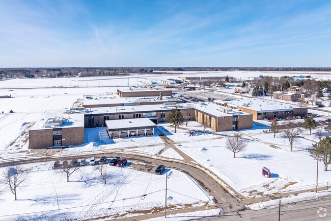 Menominee Junior and Senior High School scores a B- by Niche.