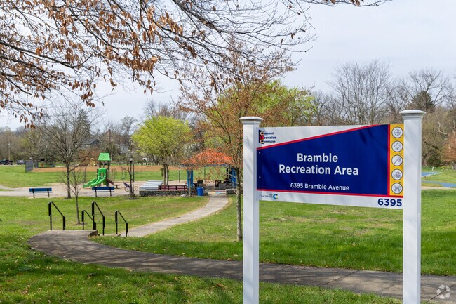 Bramble Park offers spacious green space and play facilities for Madisonville families.