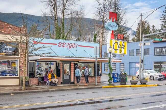 In North Bend, the iconic Twede's Cafe is most known for being featured in Twin Peaks.