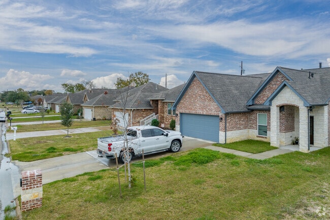 Residential properties in La Porte feature nicely-kept driveways and landscaping.