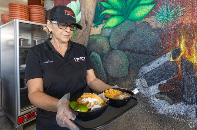 Fogata Street Tacos is located at 2222 Ocoee Apopka Rd in the Clarcona area.