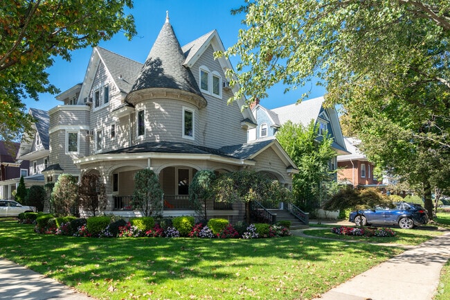 Classic Victorian homes can be found throughout the quiet streets of Flatbush.