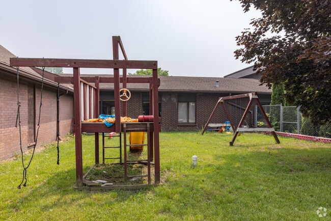 Westland Christian Academy play area in the city of Westland.