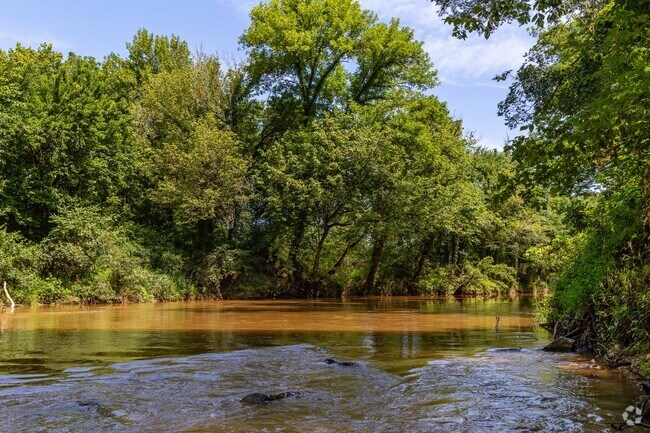 The Red River is a beautiful sight to see at Billy Dunlop Park near Bluegrass Downs.