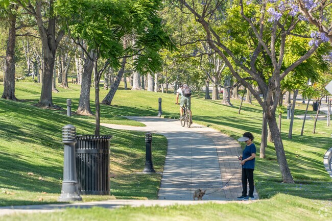 Gardner Park in Fullerton offers shaded paths and open greenspace.
