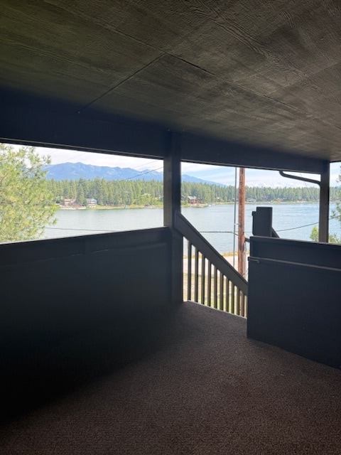 Patio view of Echo Lake