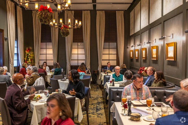 Halls Chophouse serves Southern fare in a visually stunning environment.