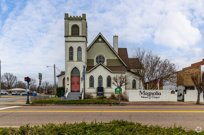 Magnolia Manor & Chapel was originally a Presbyterian Church founded in 1895.