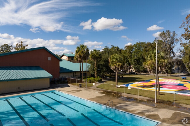 W.W. Law Community Center features a public pool for neighborhood use.