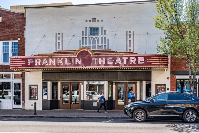 Historic Franklin Theater is home in the Downtown Franklin Neighborhood.