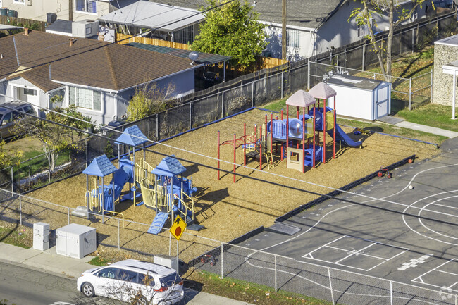 Your kids will never want to leave the playground at Fairbanks Elementary School.