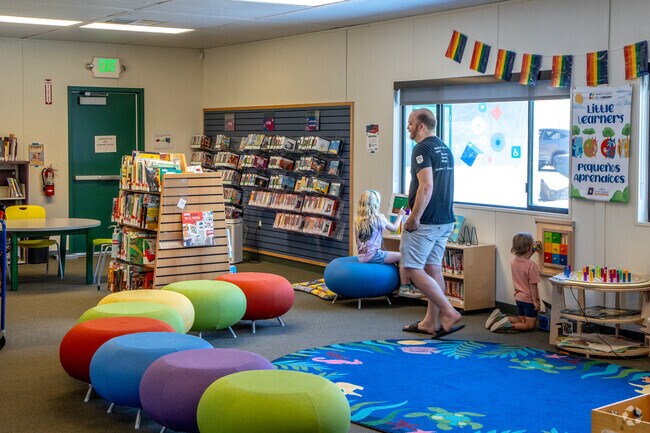 The South Novato Library features The Shop, a free community gathering space for woodworking.